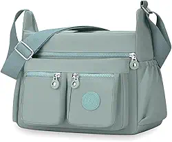 Bolsas transversais femininas bolsa de ombro espaçosa com vários bolsos bolsa tiracolo feminina