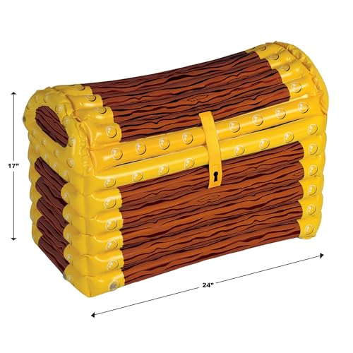 Image of Beistle Inflatable Treasure Chest Coolers.
