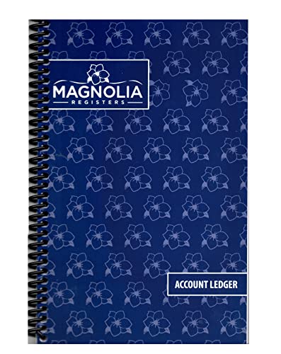 Side Spiral Bound Magnolia Flowers Checkbook/Transaction Register #TOP24