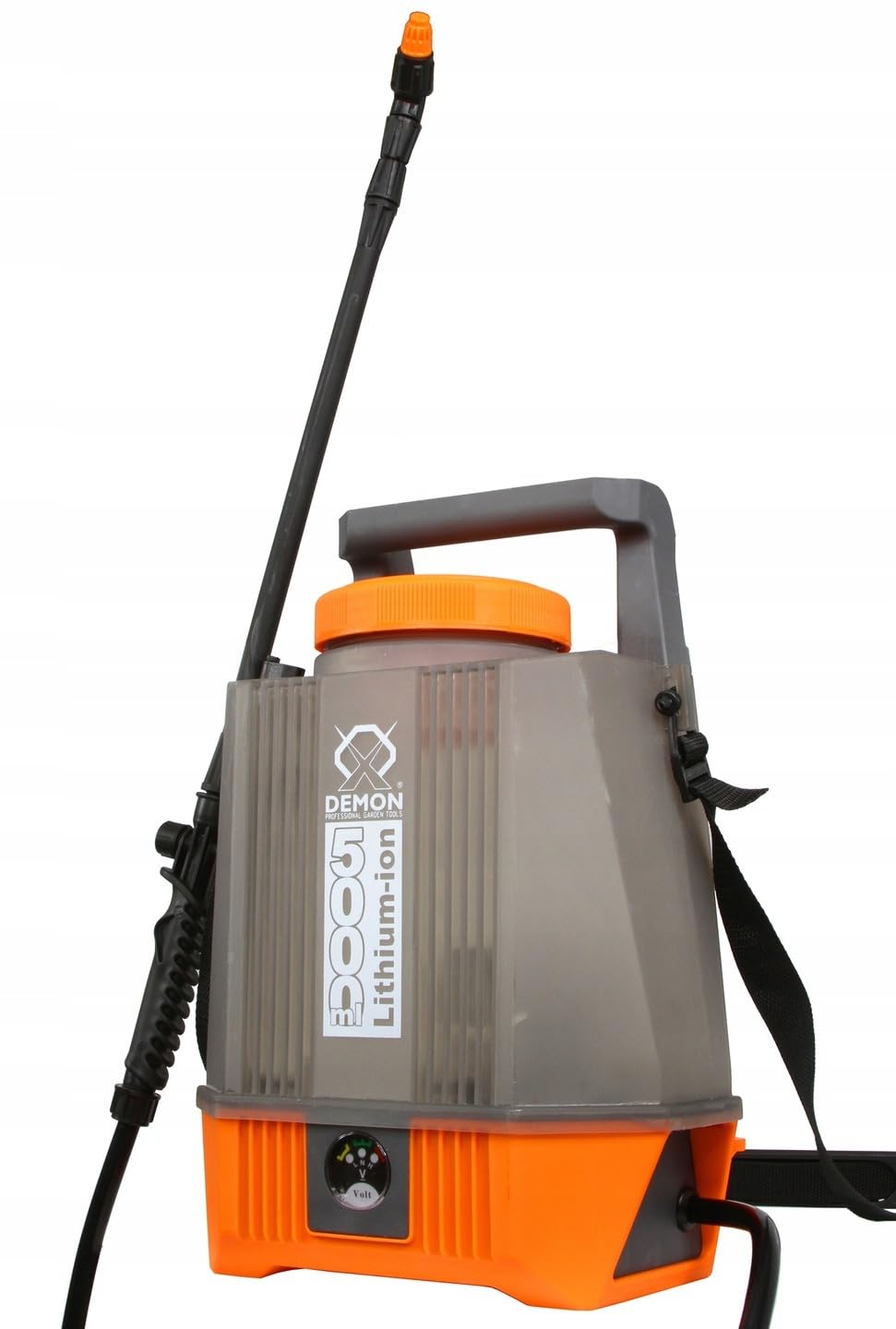 Atomizzatore Irroratore Nebulizzatore Elettrico a Spalla Zaino | da 5 Litri | Batteria Integrata 12V 2,5Ah | Pressione di Esercizio 1-4,5 Bar