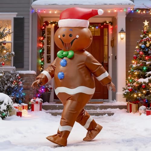 Matreeglam Weihnachts Kostüm Erwachsene, Weihnachtsmann Weihnachtsbaum Kostüm, Weihnachtsmannkostüm, Lustige Weihnachtskleidung für Weihnachten Cosplay Geburtstag Party (Stil 3)