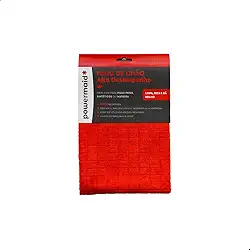 Powermaid Pano de Chão Alto Desempenho Microfibra - 50x70cm - Vermelho
