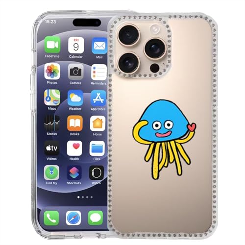 ドラクエ iPhone 16/15/14/13/12/11用の保護ケース柔軟なTPUカバー アイフォン16/15/14/13/12/11 携帯電話ケース 透明なダイヤモンド 薄型 軽量 カールボーダー 耐衝撃 スマホ16/15/14/13/12/11ケース