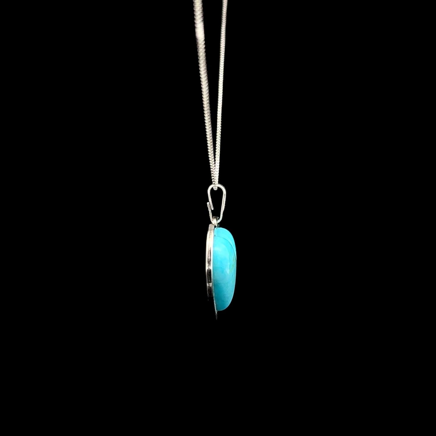 Turquoise Jewelry Heart Necklace: Sterling Silver Jewelry - Native American Jewelry Gifts - Image 9