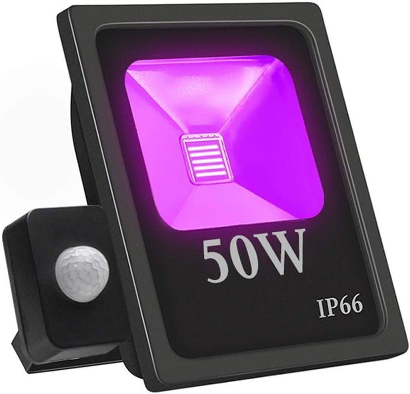 Projecteur LED violet 50W pour illuminer vos décors de maison hantée et scène