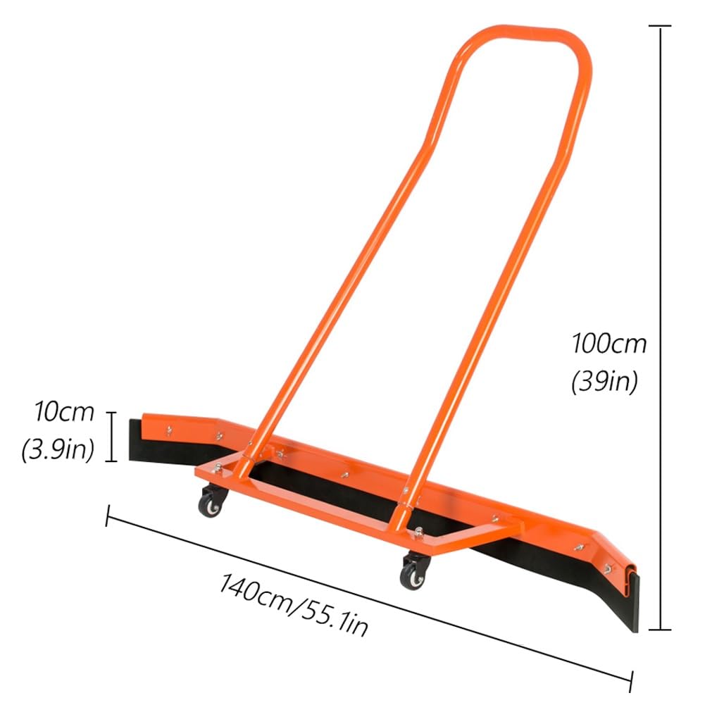 Wycieraczka tenisowa Pusher Court Antykorozyjna podłoga aluminiowa do użytku komercyjnego Wytrzymałe toczenie Nadaje się do płytek/drewna/metalu(135cm)