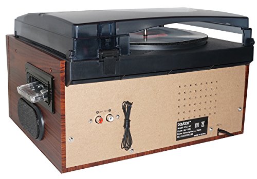 Boytone BT-22M, Bluetooth Record Player Turntable, AM/FM Radio, Cassette, CD Player, 2 Built in Speaker, Ability to Convert Vinyl, Radio, Cassette, CD to MP3 Without a Computer, SD Slot, USB, AUX - Les Beatles, Paul McCartney, John Lennon, RIngo Starr, George Harrison Boytone BT-22M, Bluetooth Record Player Turntable, AM/FM Radio, Cassette, CD Player, 2 Built in Speaker, Ability to Convert Vinyl, Radio, Cassette, CD to MP3 Without a Computer, SD Slot, USB, AUX – Image 7
