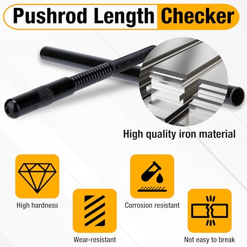 Image of Pushrod Length Checker, Checking Push Rod Tool, Adjustable Pushrods from 6.8 inch to 7.8 inch, Engine Push Rods, Pushrod Measuring Tool Fits for LS Engine for Comp 7702-1