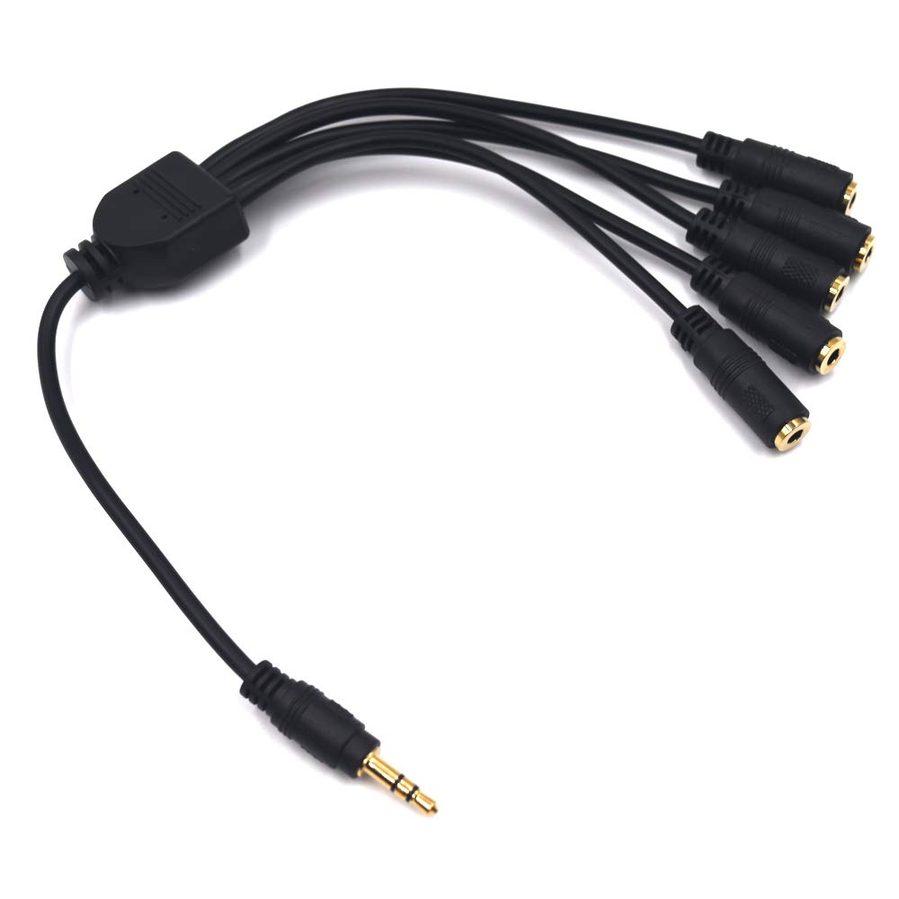 Câble d'extension répartiteur 3,5 mm, prise mâle TRS 3,5 mm vers femelle 3,5 mm TRS 3,5 mm (TRS 3,5 mm)