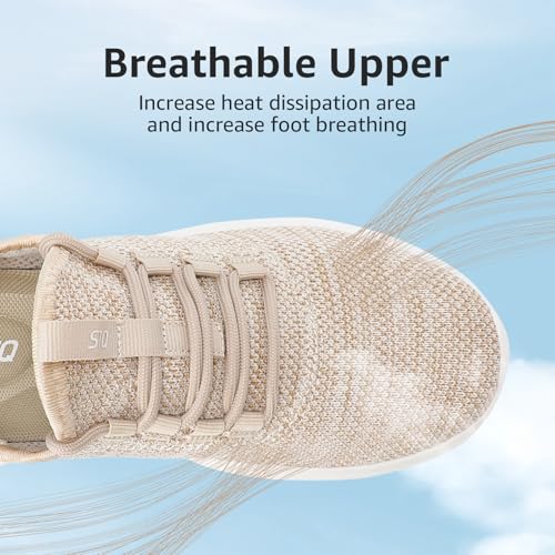 Image of STQ Womens Slip On Sneakers Tennis Walking Orthopedic Shoes Breathable Athletic Gym Workout Cross Training Sneakers