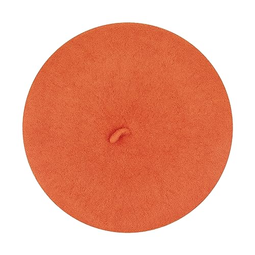 Image of Klong Women Wool Beret Hat French Style Solid Color