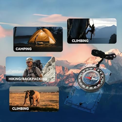 Brújula para senderismo y camping miniatura 4