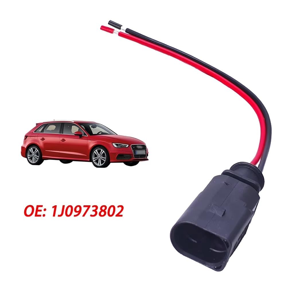 Connecteur faisceau Compatible Avec VW Pour PASSAT Pour GOLF Pour POLO 1J0973802 Connecteur D'usure Plaquettes De Frein Pré-câblé