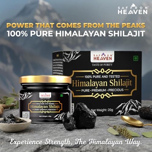 Image of Extra Power 100% Pure Himalayan Shilajit | Lab Tested Extra Power Shilajit | Natural Energy & Immunity Booster - FDA Complaince (20g) | Extra Power
