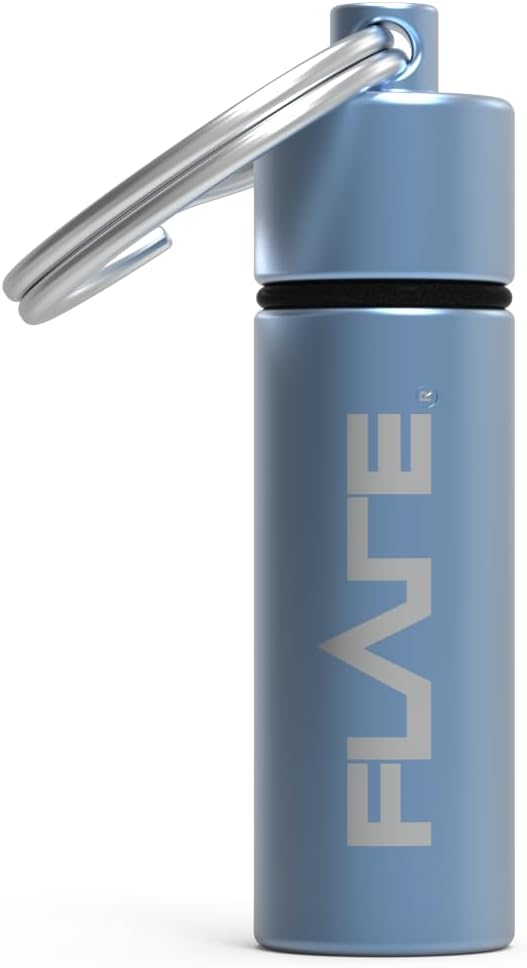 Flare Audio Capsule | Aluminum Keychain Case for Earplugs and Travel