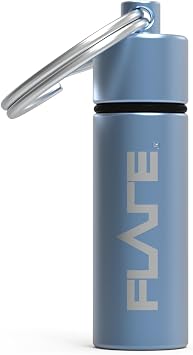 Flare Audio Capsule | Aluminum Keychain Case for Earplugs and Travel
