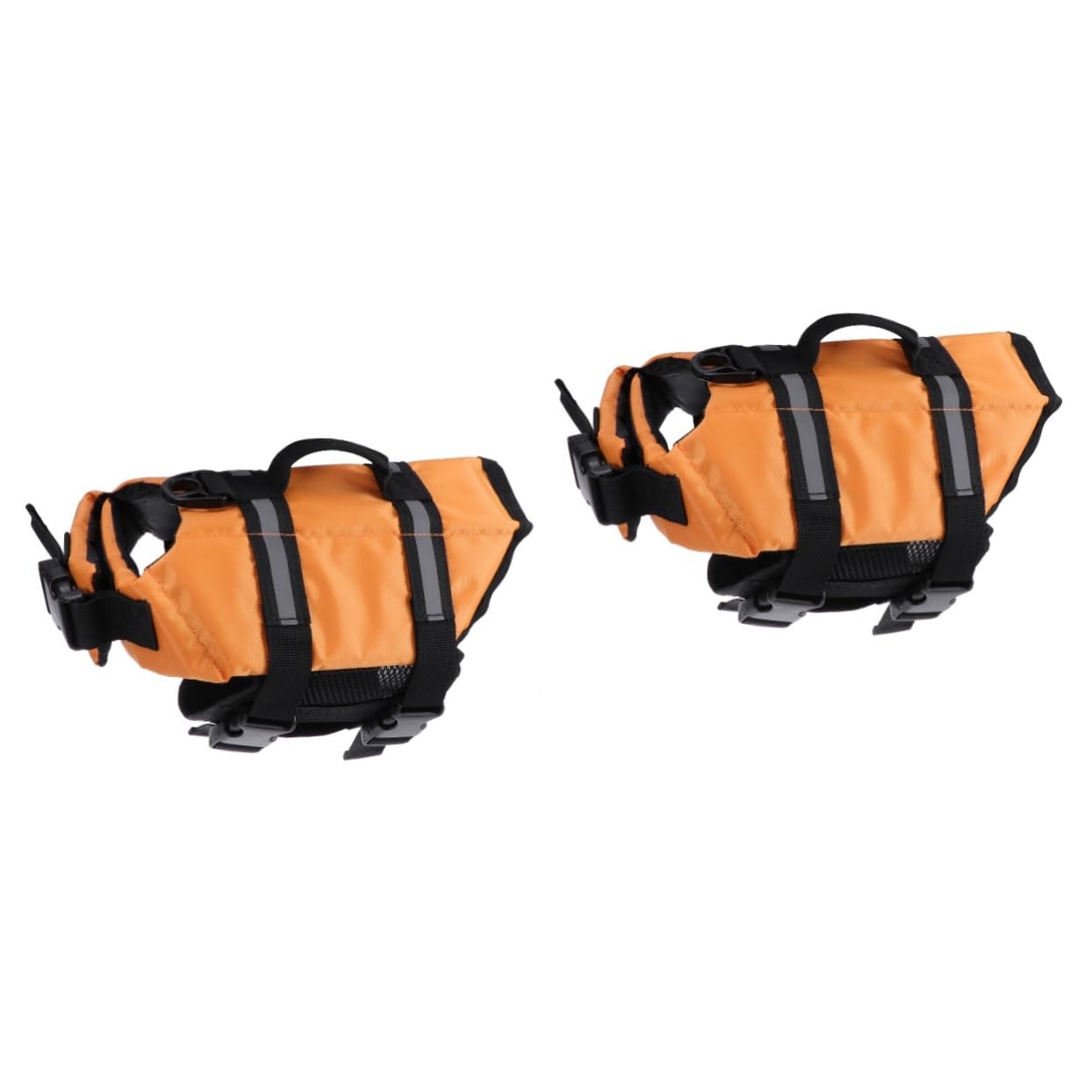 FONDOTIN 2pcs Life Vest for Dogs Small Dog Pet Supplies Reflective Bright Colors Quick Release Buckles Comfortable Texture