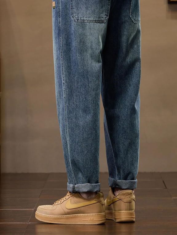 Men's Comfortable, Versatile Loose Long Jeans, Casual Trousers3