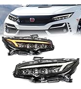 Amazon | ホンダ シビック ヘッドライト FK7 FK8 タイプ R FC1 ダブル