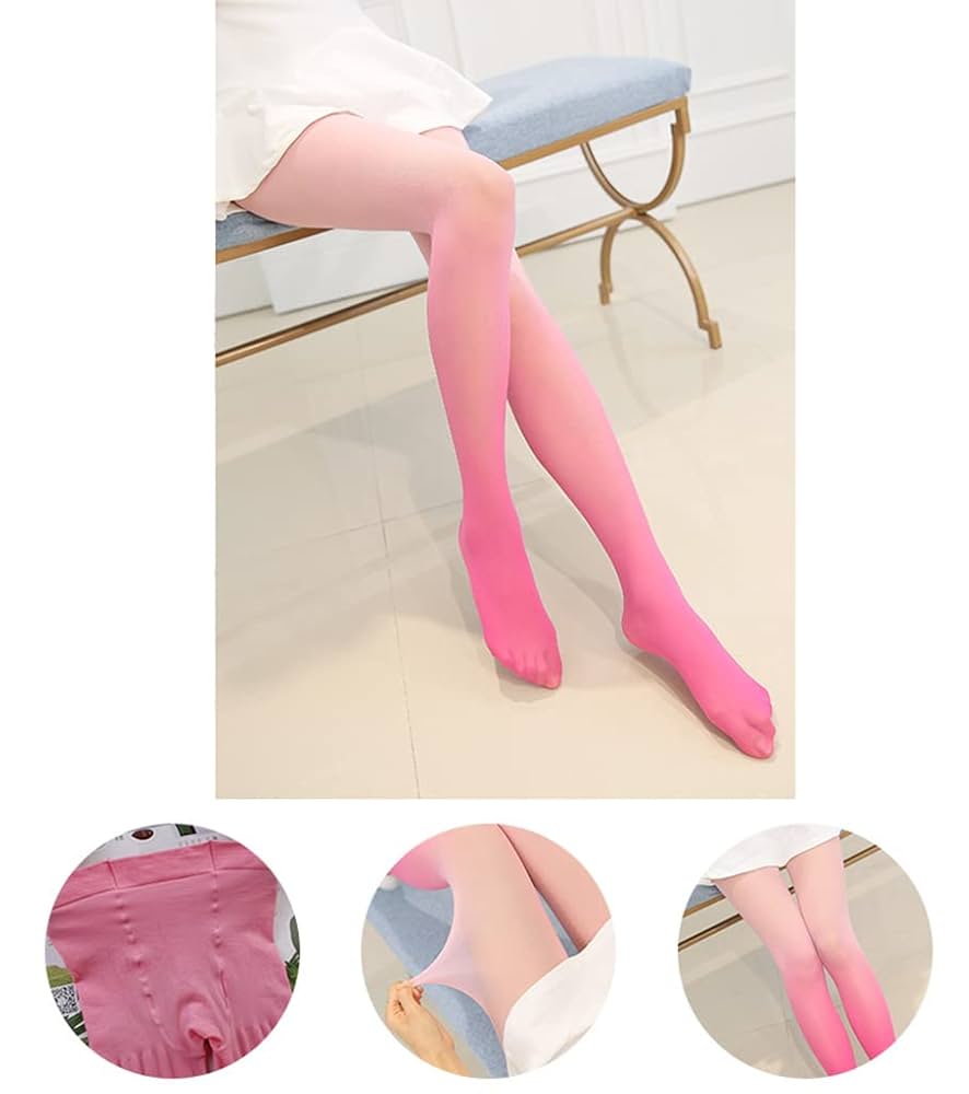 Amazon.co.jp: 3組のグラデーションカラータイツ、セクシー