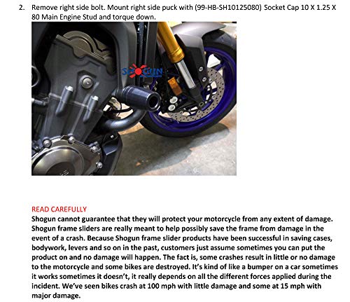 Shogun Motorsports USA-Made Frame Sliders