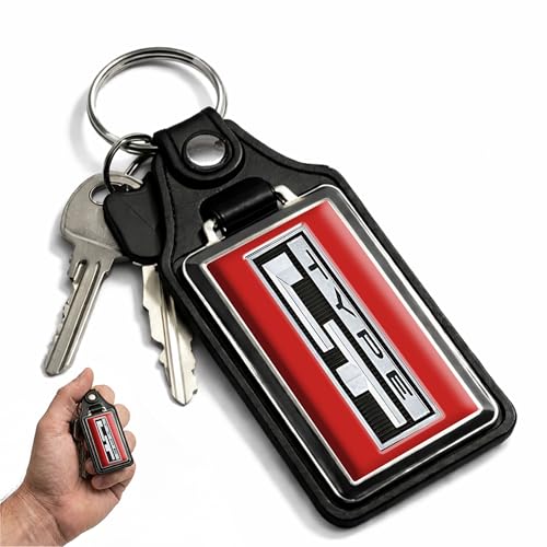 Image of Brotherhood Car Key Chain for Camaro - Classic Models Keychain for Men and Women Gift Key Ring - Medium Red - Type LT