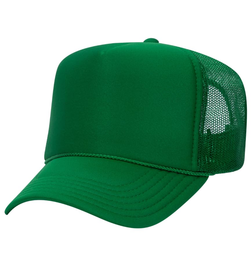 Image of Otto Cap 5-Panel High Crown Mesh Back Trucker Hat
