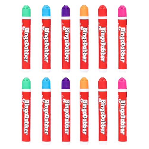 8 Pennarelli Bingo Dabber Multicolore Per Cartelle Del Bingo &ndash; Punta Grossa