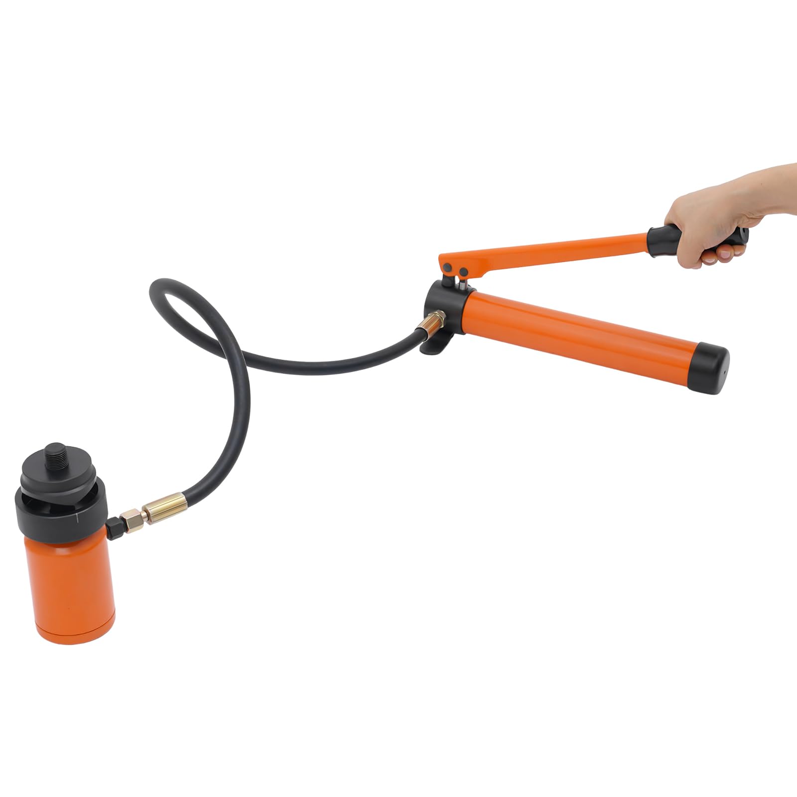 Set di punzonatrici idrauliche per fori Knockout, con 6 fustelle (1/2, 3/4, 1, 1-1/4, 1-1/2, 2 pollici), perforatrici idrauliche per industria, edilizia ed elettrici, lamiera di metallo