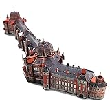 カラー東京駅メタルパズル3Dモデルジグソーパズル大人の子供の教育装飾KMS007 カラー東京駅メタルパズル3Dモデルジグソーパズル大人の子供の教育装飾KMS007