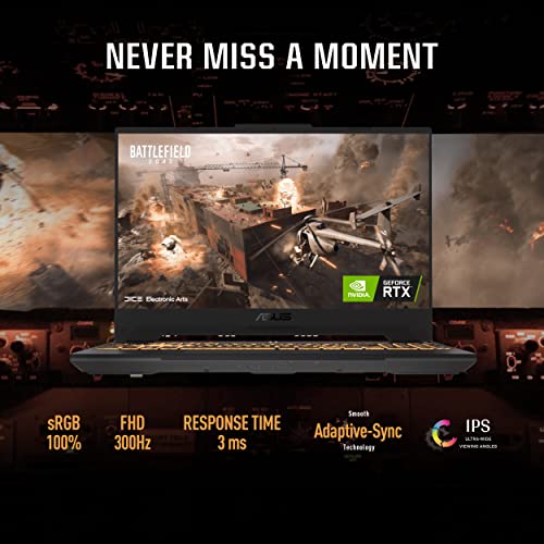Image of ASUS TUF Gaming F15 (2022), 15.6 inch(39.62 cms) FHD 300Hz, Intel Core i7-12700H 12th Gen, RTX 3060 6GB Graphics, Gaming Laptop (16GB /1TB SSD /90WHr Battery /Win 11 /Office 2021 /Gray /2.2 Kg) FX507ZM-HF068WS