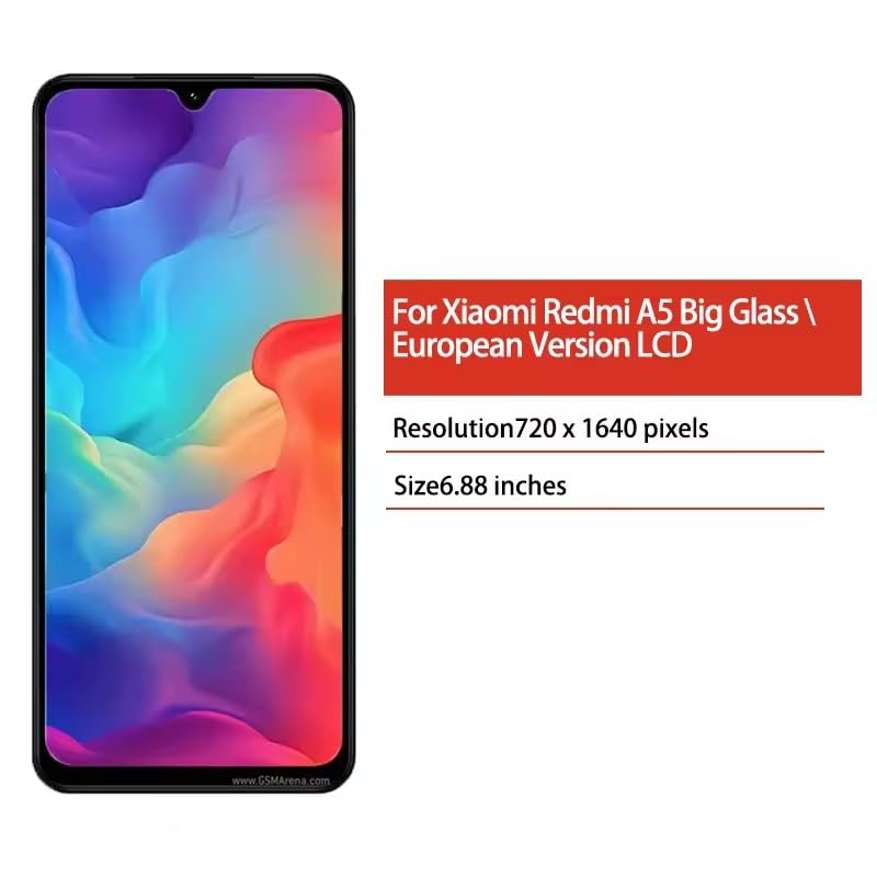 SHOWGOOD Écran tactile LCD, pour Xiaomi Redmi A5 Big Glass Version européenne 25028RN03Y LCD Écran Tactile Digitizer Assemblée Remplacement