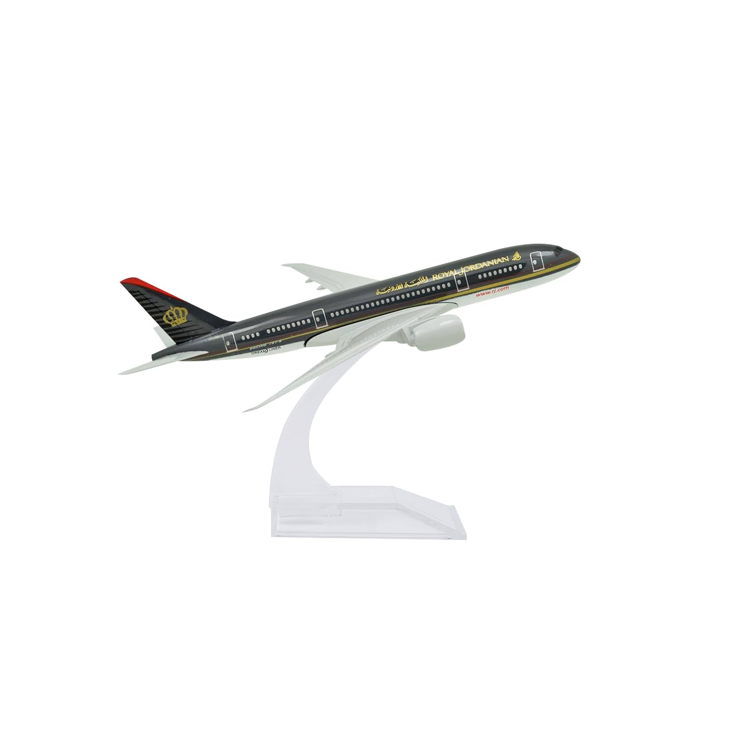 16cm B787 Royal Jordanian Aircraft Diecast Metal Miniature Airplane Model