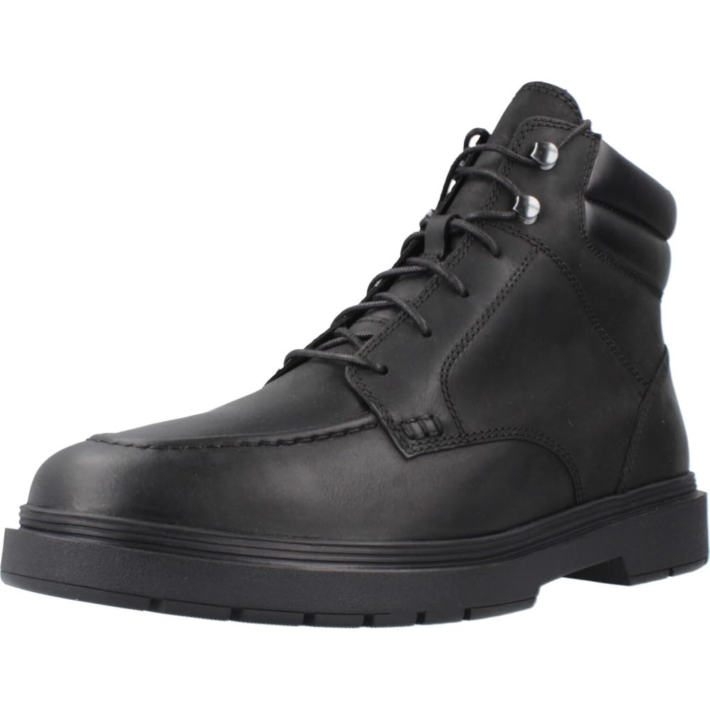 Geox Men's U Calaita G Ankle Boot, black, 10.5 UK