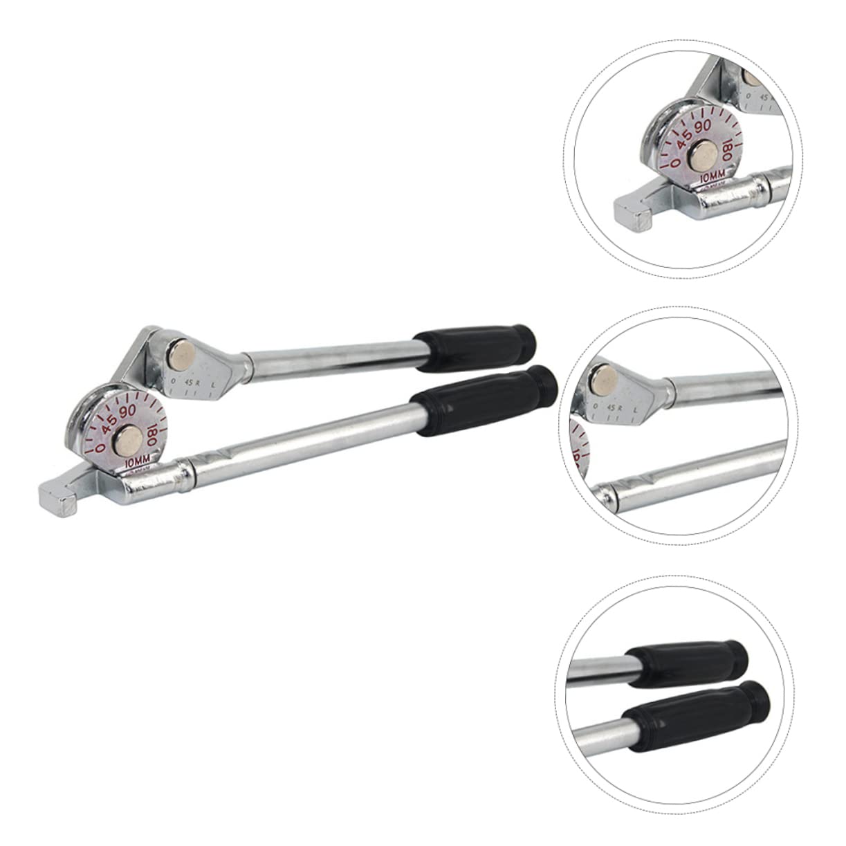 Uonlytech Dobladora De Tubos Manual De Grados Para Fontanería Gas y Refrigeración Para Tubos De Cobre y Aluminio Herramienta