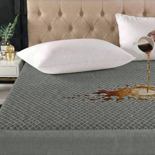 Image of Ayka 100% Waterproof Knitted Mattress Protector Single Size