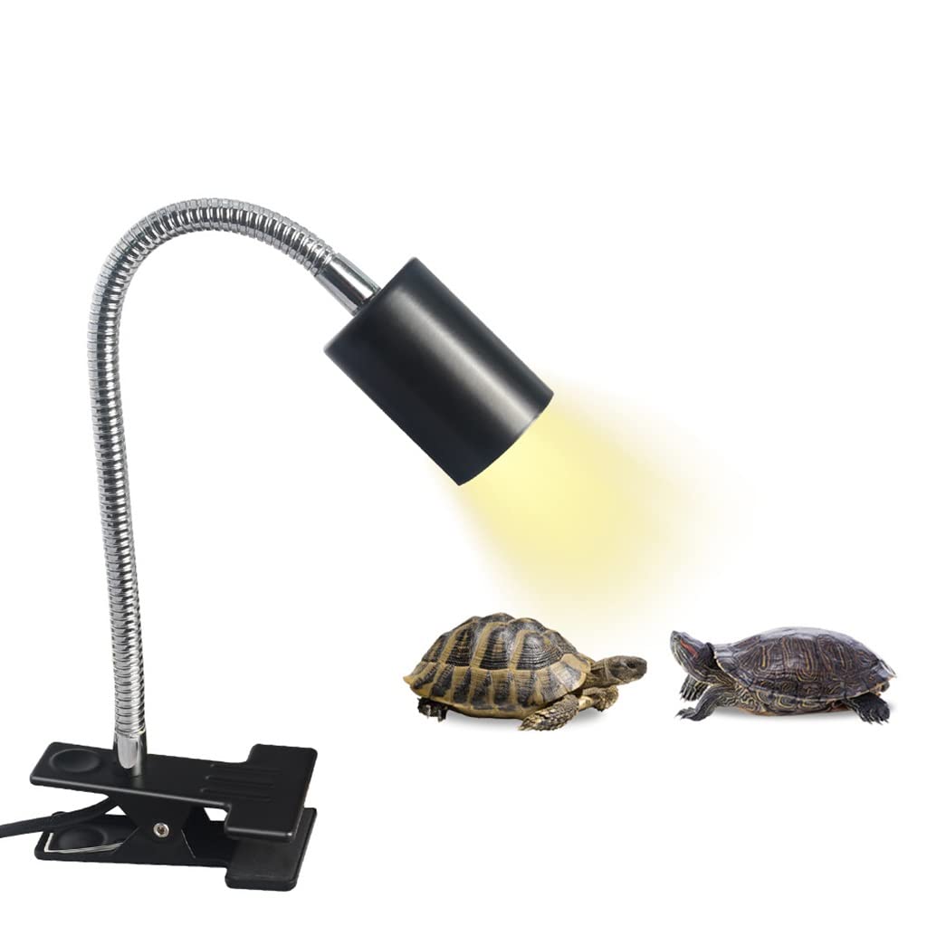 Lampada Termica per Rettili, Set di 2 Lampadine, Faretto per Crogiolarsi al Sole con Clip Ruotabile a 360 ° e Interruttore Dimmerabile, per Tartaruga, Lucertola, Serpente, Acquario ( Color : 2pcs )