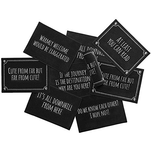 Pechkeks Misfortune Cookies Doormat "It's All Downhill", 70 x 50 cm, Black, 50 x 70 cm (Rectangular) - Image 2