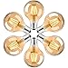 Produktbild Edison Vintage Glühbirne, Edison LED Lampe Warmweiß E27 4W Retro Glühbirne Vintage Antike Glühbirne Ideal für Nostalgie und Retro Beleuchtung im Familie Hotel Bar usw ,6 Stück