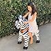 PonyCycle Ride on Zebra Boys and Girls Ride on Toys Classic Model U (with Brake/ 30