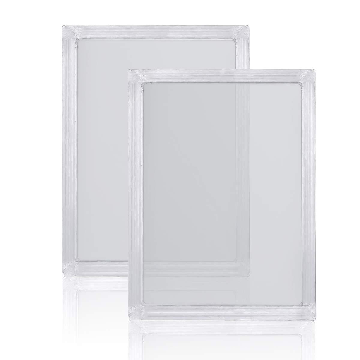 2 Pack Screen printing,Aluminium Screen Printing Frames with 43T/110 White Mesh for Screen Printing (10" X 14")