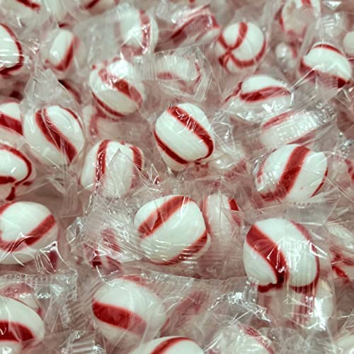Bob's Sweet Stripes Soft Peppermint Candy – Melt Away Mints – Individually Wrapped – Bulk Pack (Peppermint, 4 Pound)