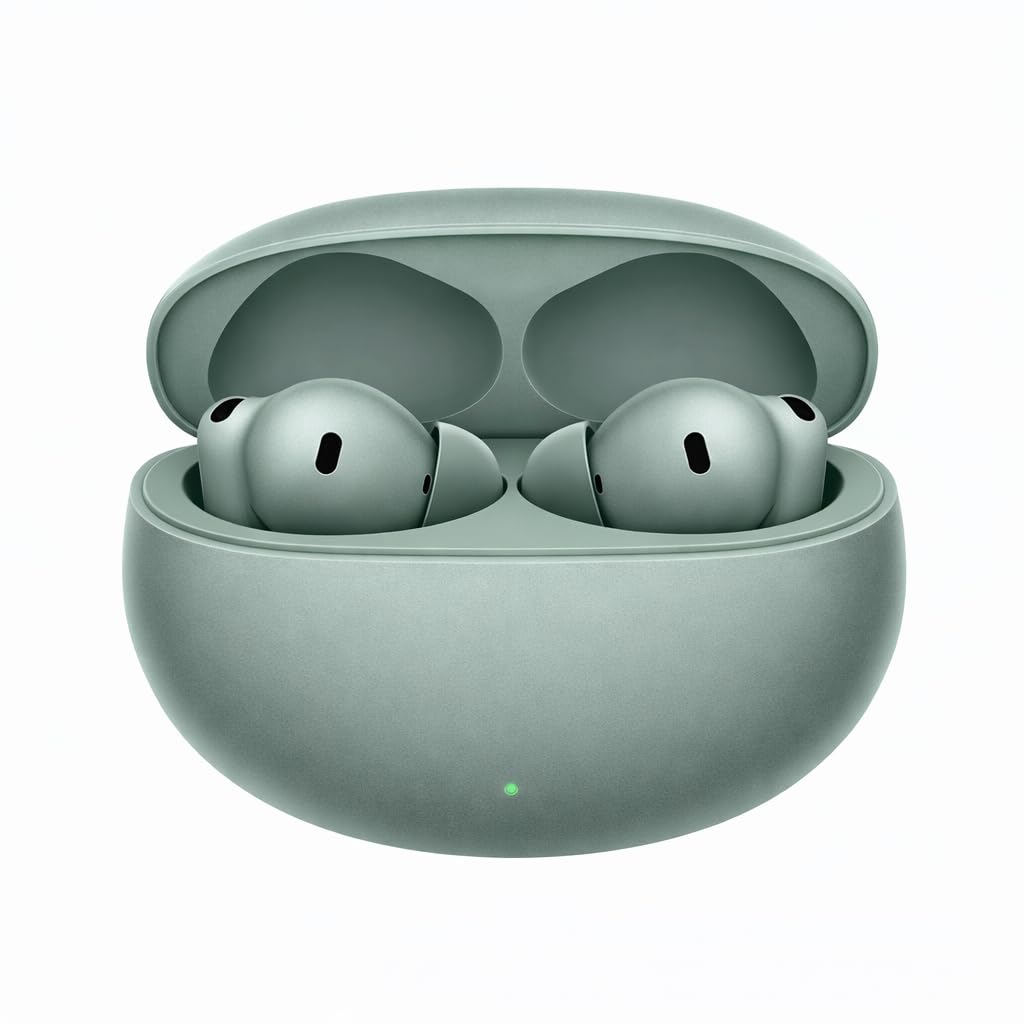 Earbuds Compatible with OnePlus 12, 11, 10, 9, 8, 7, 6, 5 Buds 4 Zen Green Blutooth TWS Headphones, Long Battery Life (Zen Green)