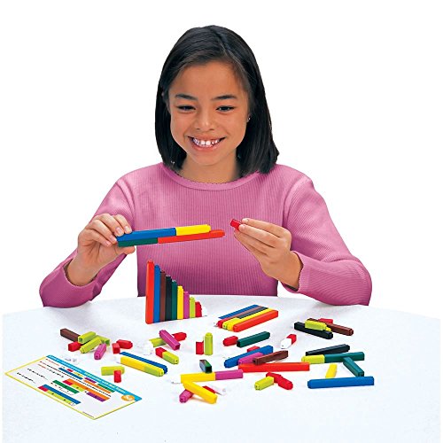 hand2mind Plastic Connecting Cuisenaire Rods 6 Tray Set - Thumbnail 3