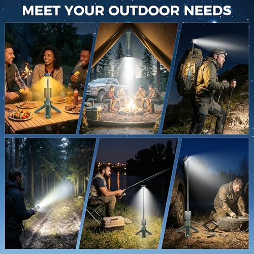 Lanterne de camping LED suspendue et lampe de tente extérieure étanche