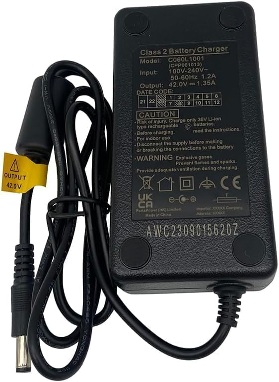 Caricatore 42V 4A Per Batteria Litio 36V Olympia PowerNine - Per E-Bike E MTB Elettriche