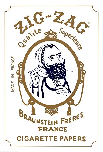 Zig Zag Cigarette Papers Advertisement Poster Poster Poster Print, 24x36