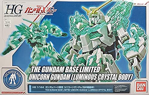 Hg 1144 Gundam Base Limited Unicorn Gundam Crystal Of Mobile Suit Gundam Uc Unicorn [Import Japonais] - vue 6