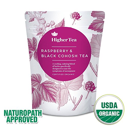 Raspberry and Black Cohosh Tea for menopause relief. Perfect Cooling support, calming tea