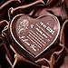 Milcier Gifts for Girlfriend, Girlfriend Birthday Gifts Ideas, To My Girl Heart Shaped Acrylic Block, I Love You Presents for Her, Valentines Day Christmas Idea for Her GF Wife